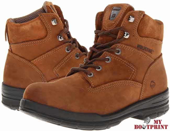 Wolverine Men's W02053 Durashock #1 as the best work boots for plumbers