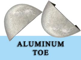 aluminium toe cap